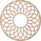 Ekena Millwork Cannes Wood Fretwork Pierced Ceiling Medallion, Cherry, 30"OD x 10 1/4"ID x 3/8"T CMWP30X30X0375CNCH - alternate 5